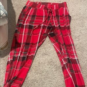 Secret Treasures Red Plaid Pajama Pants